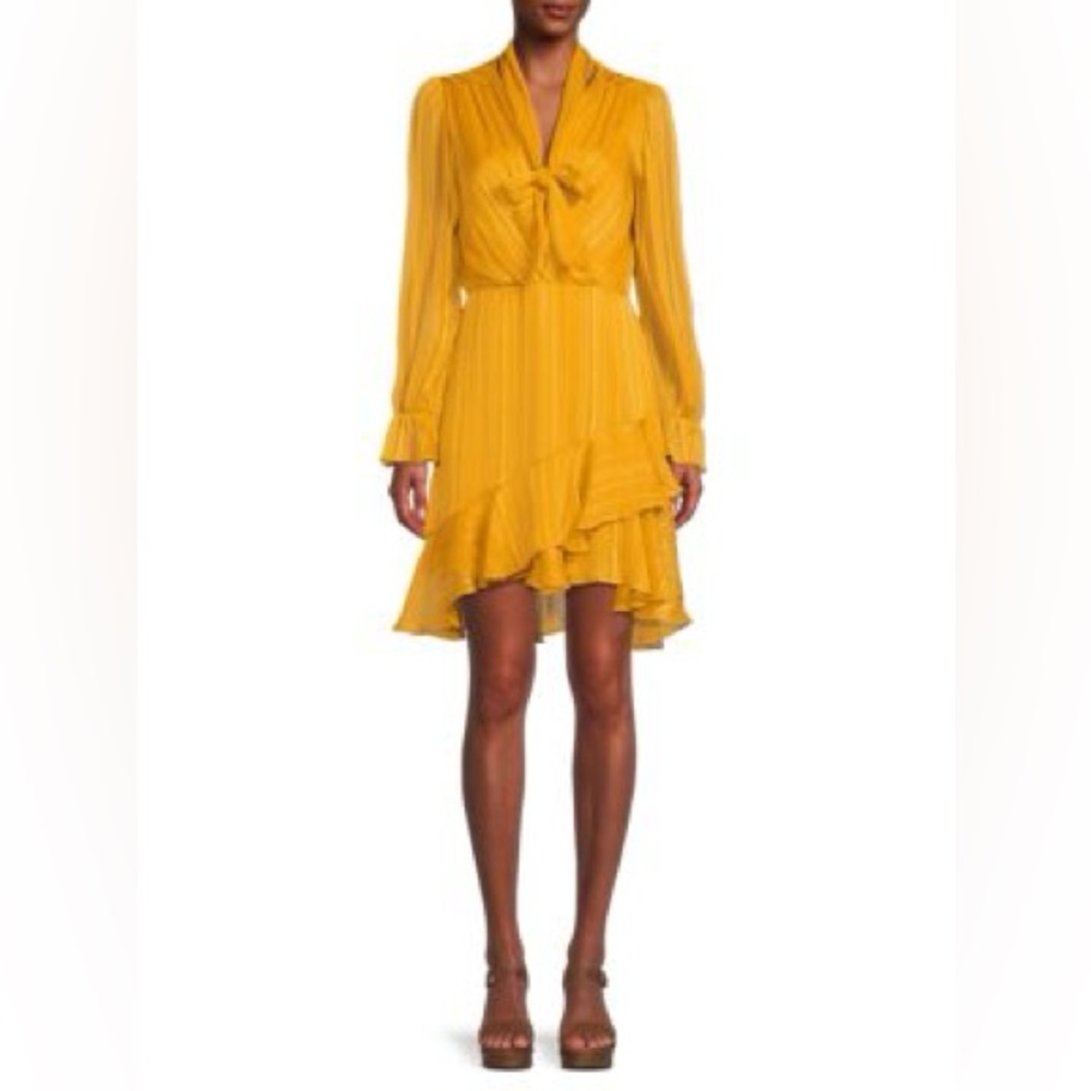 NWT  Julia Jordan Asymmetric Hem Mini Dress